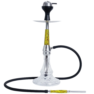 Кальян Garden Yellow 6156 (Жовтий, повний комплект)