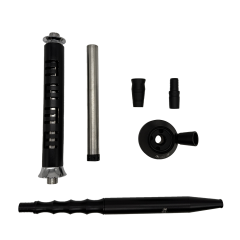 Кальян Garden Black 6144 (Чорний, повний комплект)