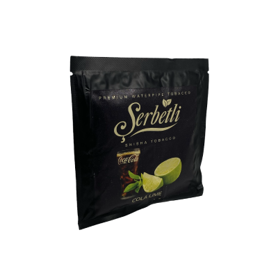Тютюн Serbetli Cola Lime (Кола Лайм, 100 г)