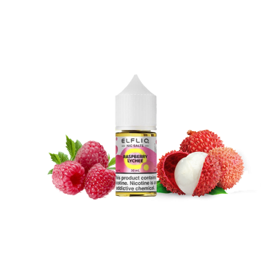 Рідина Elfliq Raspberry Lychee (Малина Лічі, 50 мг, 30 мл)