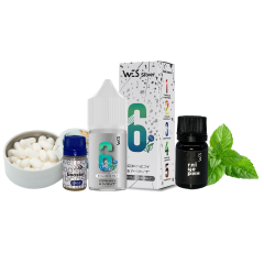 Набір для самозамішування WES Silver Mint Candy (М'ятні Льодяники, 50 мг, 30 мл)