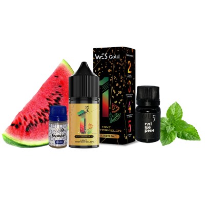 Набір для самозамішування WES Gold Mint&Watermelon (М'ята Кавун, 50 мг, 30 мл)