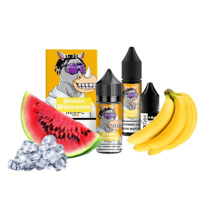 Набір для самозамішування Flavorlab FL350 Ice Banana Watermelon (Банан Арбуз Лід, 50 мг, 30 мл)