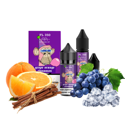 Набор для самозамеса Flavorlab FL350 Ice Grape orange cinnamon (Виноград апельсин корица лёд, 50 мг, 30 мл)