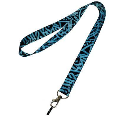 Стрічка для POD із силіконовим кільцем Personalka Graffiti Blue (Синьо-чорний)