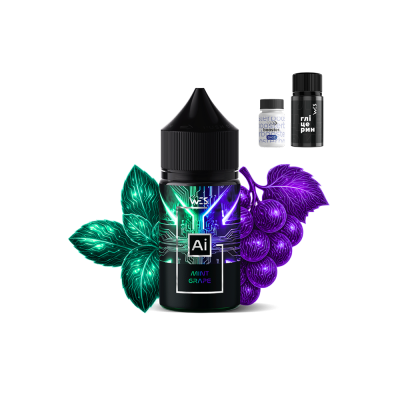Набір для самозамішування WES Ai Mint Grape (М'ята Виноград, 50 мг, 30 мл)