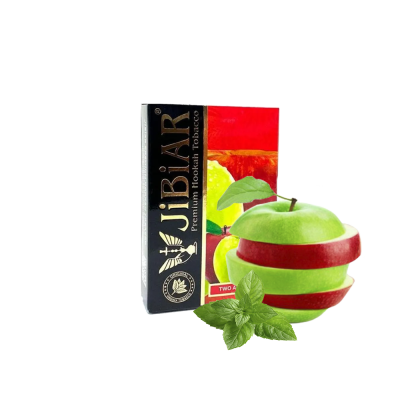 Табак Jibiar Two Apples Mint (Двойное яблоко Мята, 50 г)