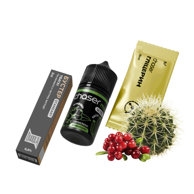 Набір для самозамішування Chaser Mix Cranberry Cactus Ultra (Журавлина Кактус, 65 мг, 30 мл)