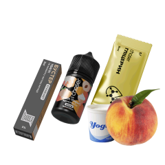 Набір для самозамішування Chaser Lux Peach Yogurt (Персик Йогурт, 50 мг, 30 мл)