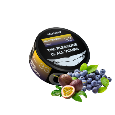 Табак Gedonist №33 Blue Passion (Блю Пешн, 100 г)