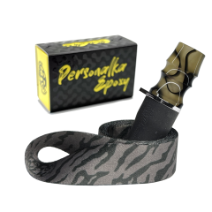 Персональний мундштук Personalka Epoxy Sakura (Перламутр із чорним)