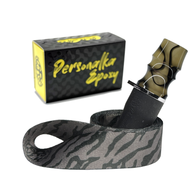 Персональный мундштук Personalka Epoxy Sakura (Перламутр с чёрным) S404 Персональный мундштук Personalka Epoxy Sakura (Перламутр с чёрным)