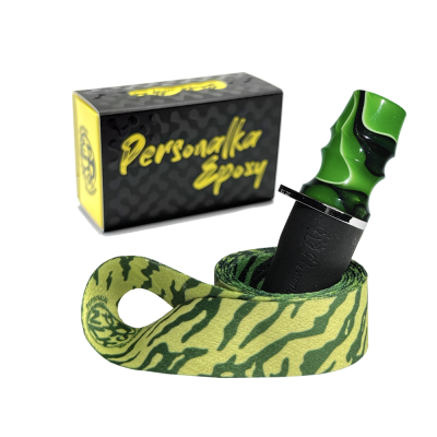 Персональний мундштук Personalka Epoxy Sakura (Салатовий з чорним) S410 Персональний мундштук Personalka Epoxy Sakura (Салатовий з чорним)