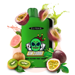 Elf Bar GH 23000 Kiwi Passion Fruit Guava (Ківі Маракуя Гуава) Одноразовий POD