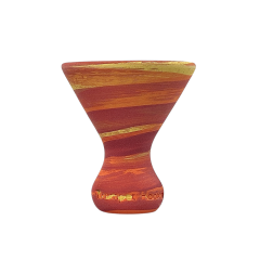 Глиняна чаша Trumpet Bell Жовто-рожева