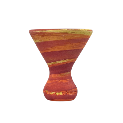 Глиняна чаша Trumpet Bell Жовто-рожева