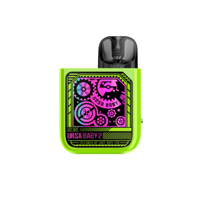 Lost Vape Ursa Baby 2 900 Pop Green x Time Gear (Зелений, з картриджем) Багаторазовий POD 26765 Lost Vape Ursa Baby 2 900 Pop Green x Time Gear (Зелений, з картриджем) Багаторазовий POD