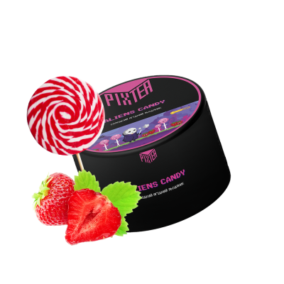 Кальянна чайна суміш Pixtea Aliens Candy (Елієнс Кенді, 250 г)