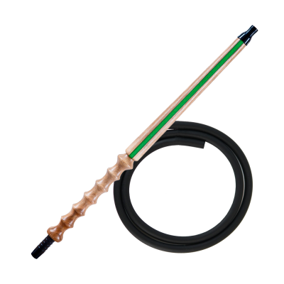 Мундштук для кальяну з дерева Karma Hookah Line Green + шланг Soft Touch (Зелений) 26802 Мундштук для кальяну з дерева Karma Hookah Line Green + шланг Soft Touch (Зелений)