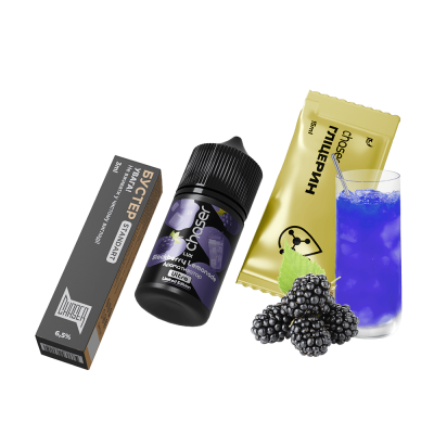 Набор для самозамеса Chaser Lux Blackberry Lemonade (Ежевичный Лимонад, 65 мг, 30 мл)
