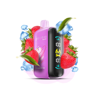 Elf Bar Raya D3 25000 Strawberry Ice (Клубника Лёд) Одноразовый POD