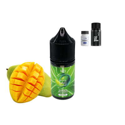 Набір для самозамішування WES Ai NEON Green Mango (Зелений манго, 50 мг, 30 мл)