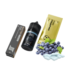 Набір для самозамішування Chaser Black Blueberry Gum limited (Чорнична Жуйка, 50 мг, 30 мл)
