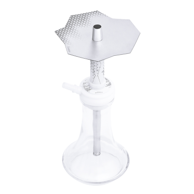 Кальян Embery MiniMONO 3.0 Silver Snow (білий, повний комплект) Кальян Embery MiniMONO 3.0 Silver Snow (білий, повний комплект)