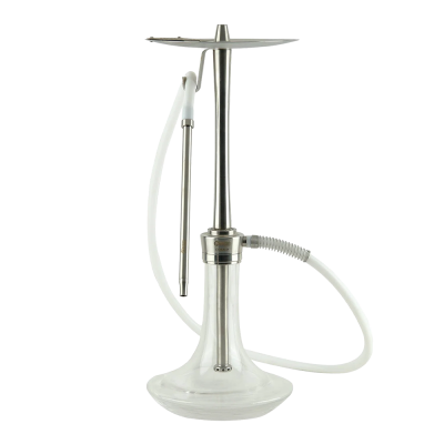 Кальян Oduman Cosmo Clear Glass Silver Body (Металік, повний комплект)