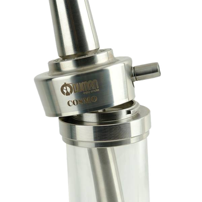 Кальян Oduman Cosmo Clear Glass Silver Body (Металік, повний комплект)