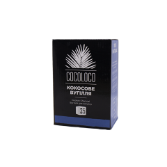 Кокосове вугілля для кальяну Cocoloco (1 кг, 72 шт, р25)