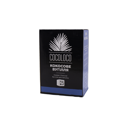 Кокосове вугілля для кальяну Cocoloco (1 кг, 72 шт, р25)