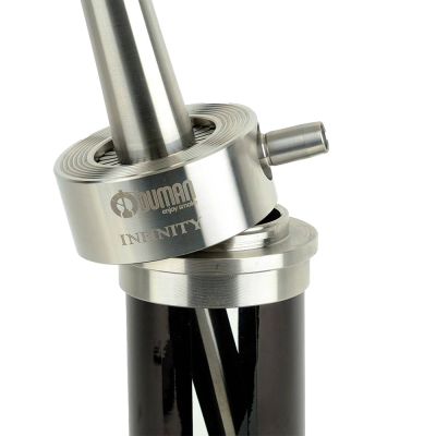 Кальян Oduman Infinity Clear Glass Gold Body (Золотий, повний комплект)