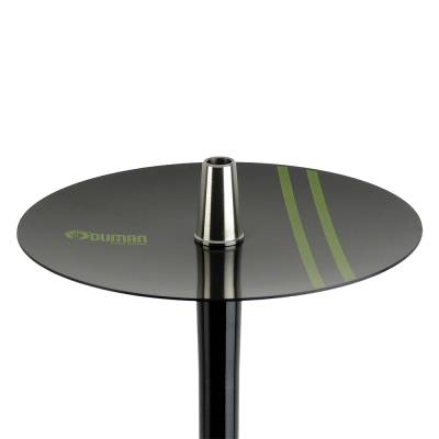 Кальян Oduman Nova Black Glass Black Body (Чорний, повний комплект)