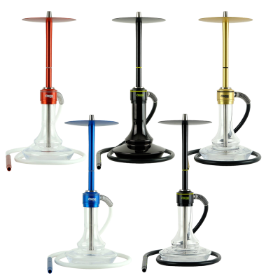 Кальян Oduman Nova Clear Glass Black Body (Чорний, повний комплект)