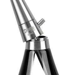 Кальян Oduman Orion Black Glass Silver Body (Металік, повний комплект)