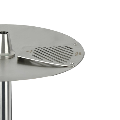 Кальян Oduman Orion Black Glass Silver Body (Металік, повний комплект)