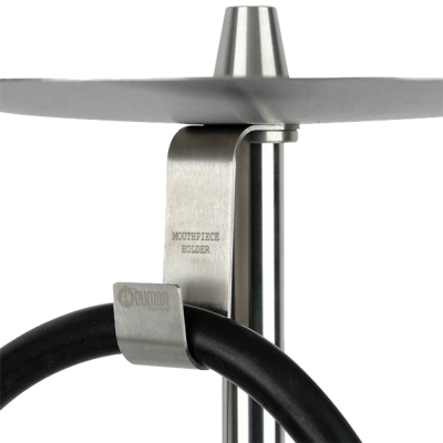 Кальян Oduman Orion Black Glass Silver Body (Металік, повний комплект)