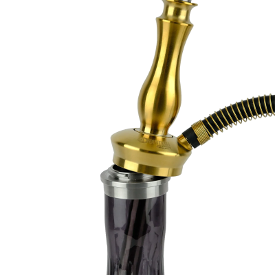 Кальян Oduman Sahra Black Glass Gold Body (Золотистий, повний комплект) Кальян Oduman Sahra Black Glass Gold Body (Золотистий, повний комплект)