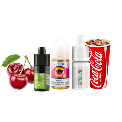 Набір для самозамішування Elfliq Cherry cola (Вишнева Кола, 50 мг, 30 мл)