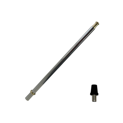 Мундштук для кальяну з нержавіючої сталі Stick Silver/Gold з конектором (Золотистий металік)