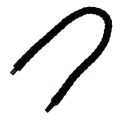 Геймерський шланг для кальяну Black (Чорний), що гнуться.