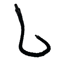 Геймерський шланг для кальяну Black (Чорний), що гнуться.