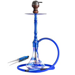 Кальян Yahya Nozzle Blue Full Version (синій, повний комплект)