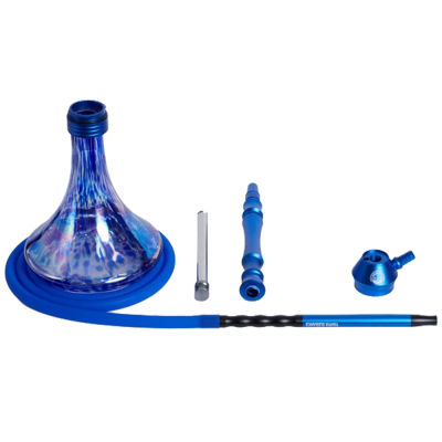 Кальян Yahya Nozzle Blue Full Version (синий, полный комплект)