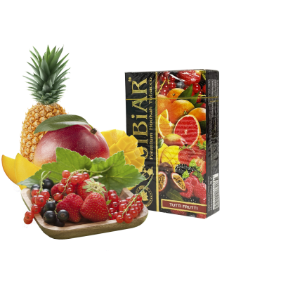 Табак Jibiar Tutti Frutti (Тутти Фрутти, 50 г)