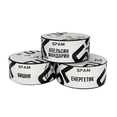 Набір із 3 нових смаків тютюну Spam по 100 г
