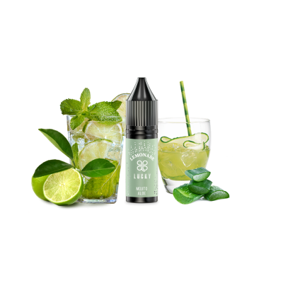 Рідина Lucky Mojito Aloe Cucumber Lemonade (Мохіто Алое Огірок Лімонад, 50 мг, 15 мл)