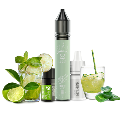 Набір для самозамішування Lucky Mojito Aloe Cucumber Lemonade (Мохіто Алое Огірок Лімонад, 65 мг, 30 мл)