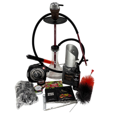 Набір Tiaga Iris Bordo - кальян, аксесуари, тютюн